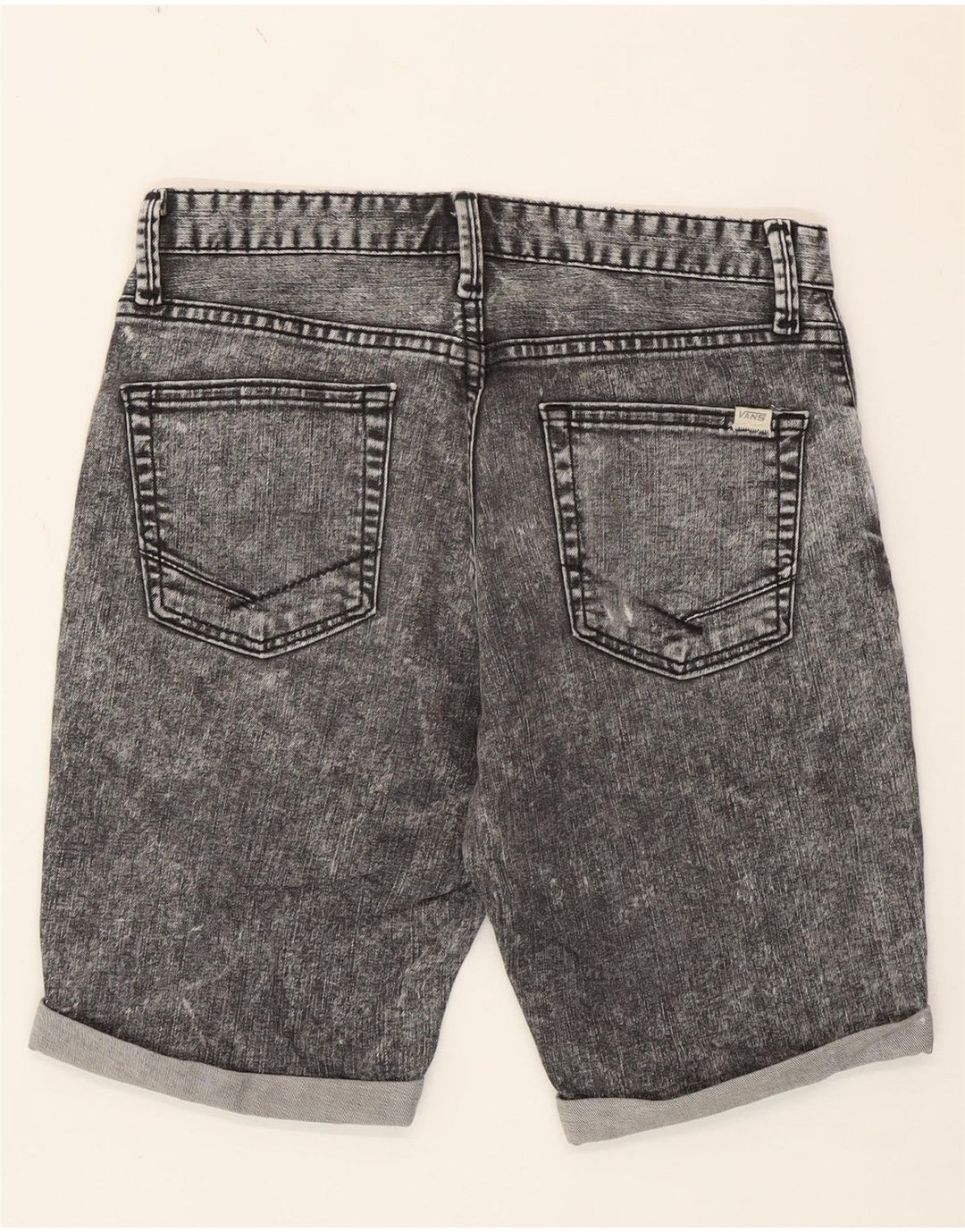 Pantaloncini di jeans Vans lavaggio acido da donna W28 Grigio medio