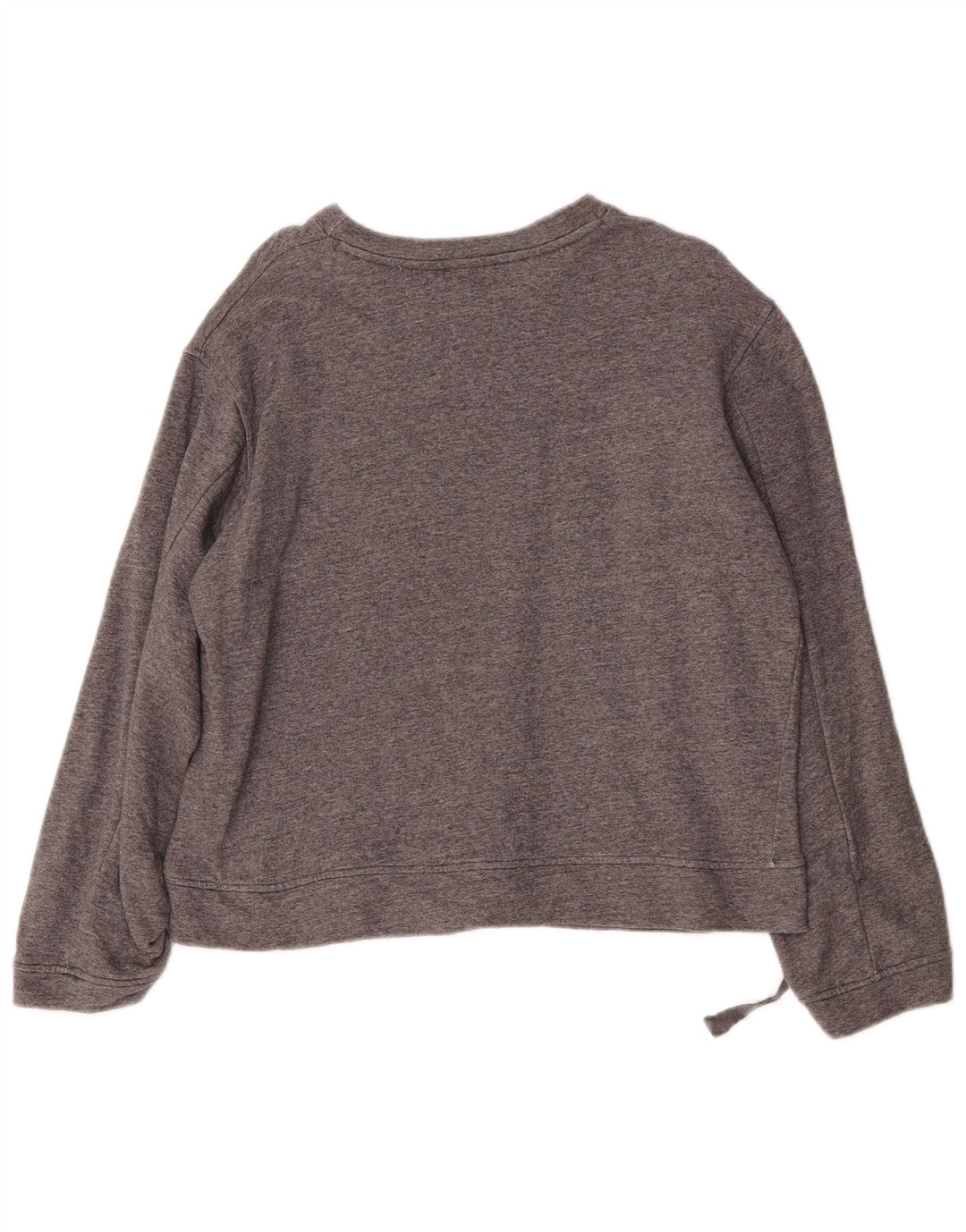 Felpa oversize da donna Zara UK 10 piccola grigia screziata