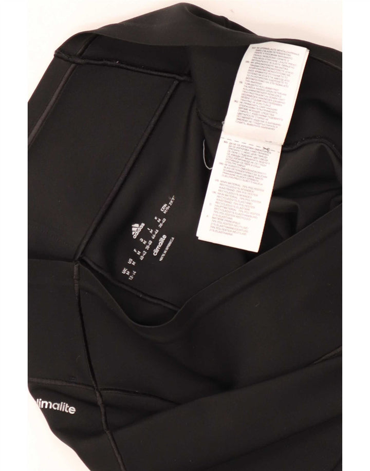 Leggings Adidas Climalite da donna UK 12/14 Poliestere nero medio