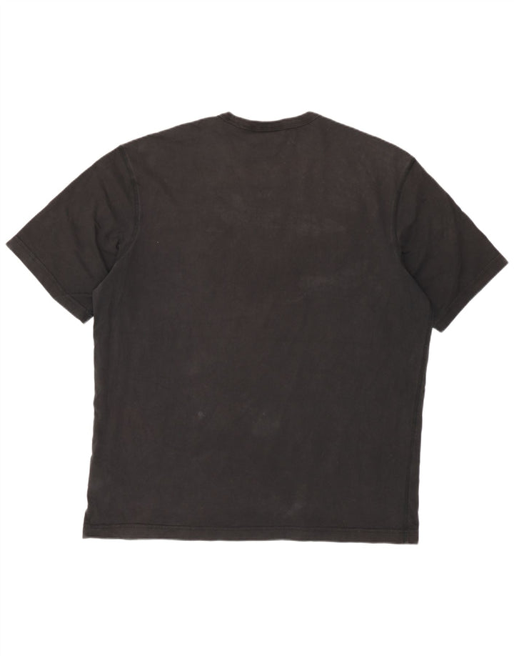 T-shirt Adidas da uomo con vestibilità regolare grafica, grande, in cotone nero