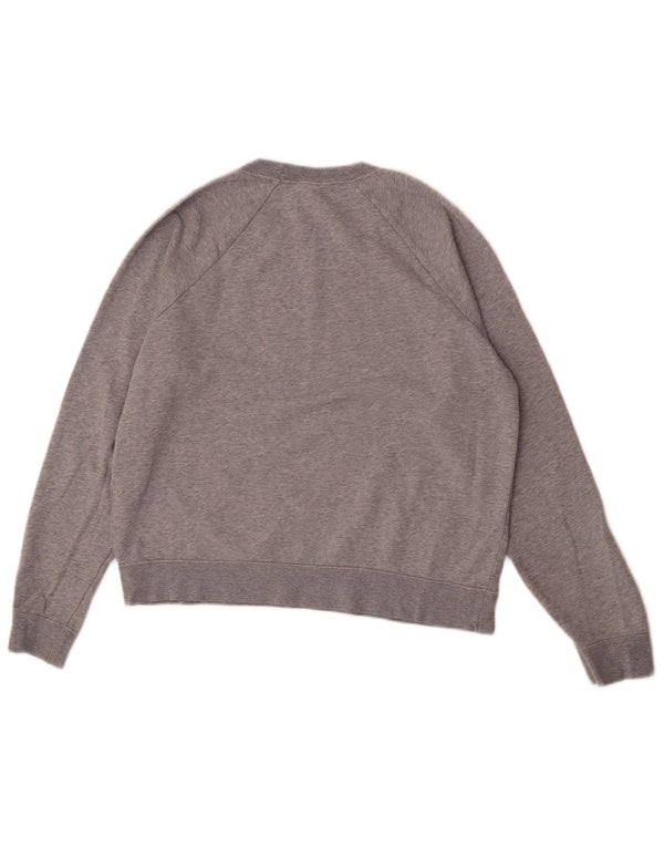 Felpa da donna Nike Jumper UK 14 cotone grigio medio