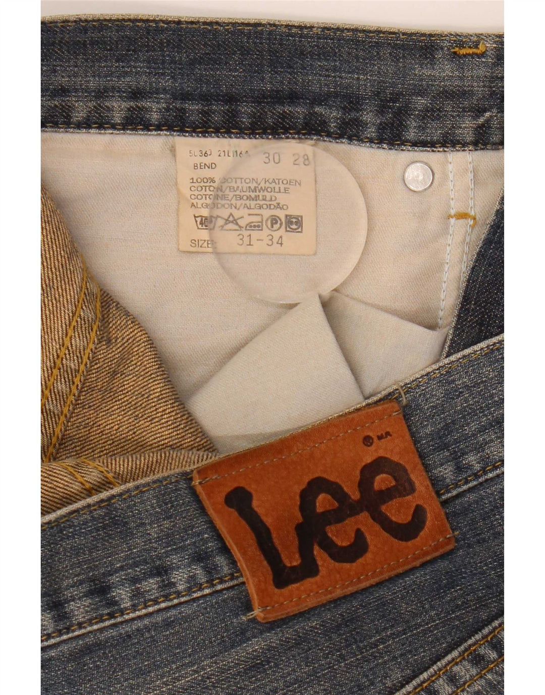Jeans larghi da uomo Lee W31 L28 cotone blu