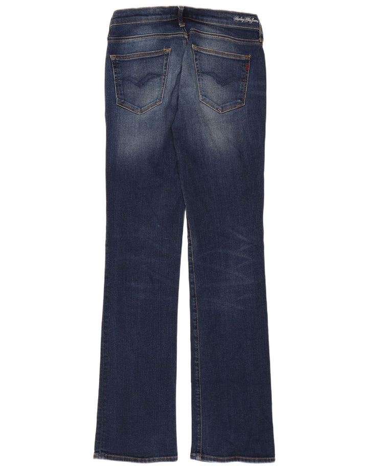 Jeans bootcut da donna Replay W27 L34 cotone blu