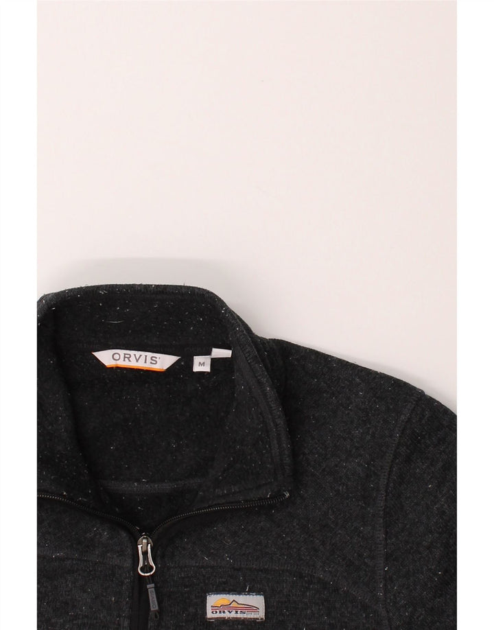 ORVIS Womens Tracksuit Top Jacket UK 14 Medium Grey Polyester Vintage Orvis and Second-Hand Orvis from Messina Hembry 