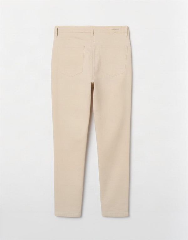 Jeans skinny Trafaluc da donna Zara EU 42 Large W32 L27 Bianco sporco
