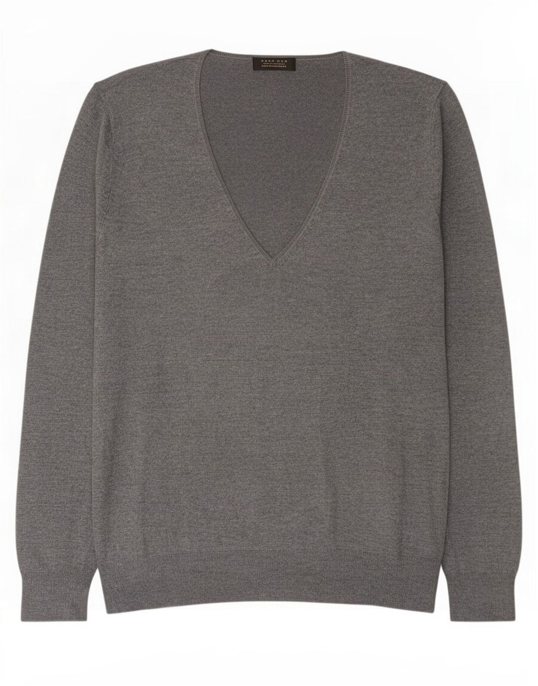 Maglione Zara da uomo con scollo a V XL grigio