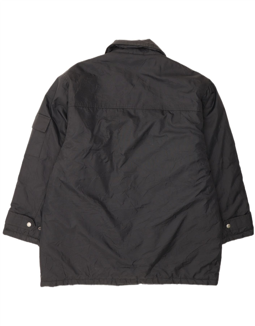 Cappotto Valentino Uomo Giacca a Vento IT 54 2XL Nero Poliammide