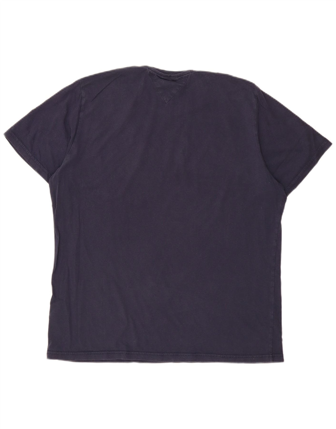 TOMMY HILFIGER T-shirt grafica da uomo Top XL in cotone blu navy