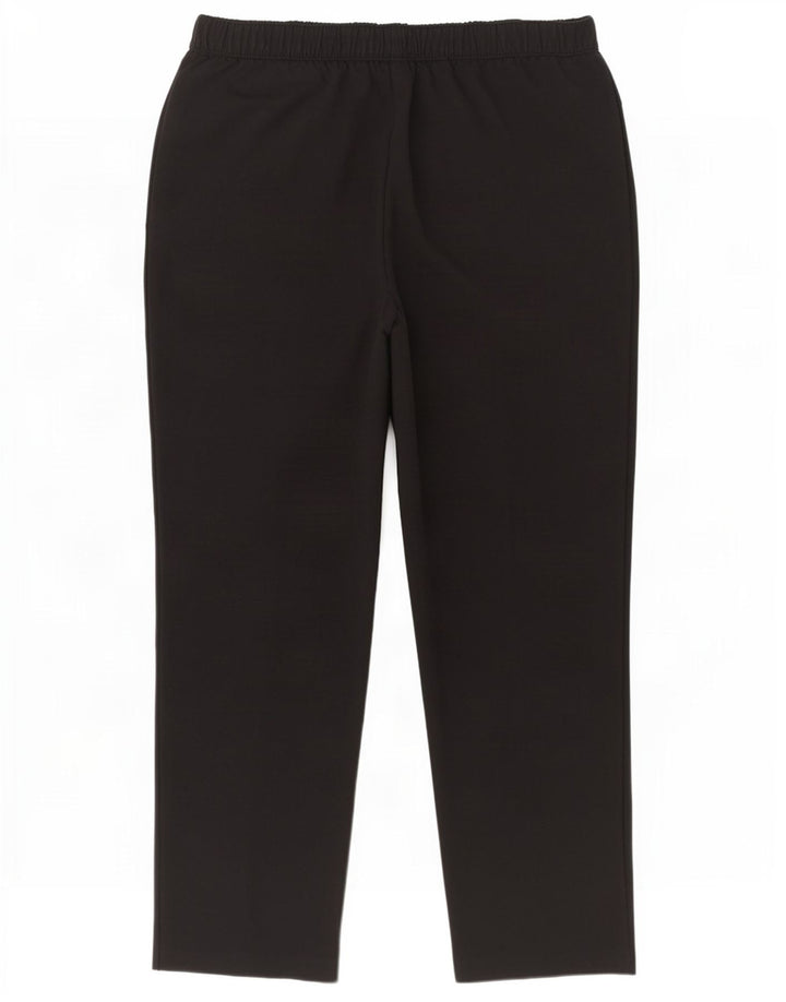 Pantaloni corti dritti da donna Marks & Spencer W33 L26 neri
