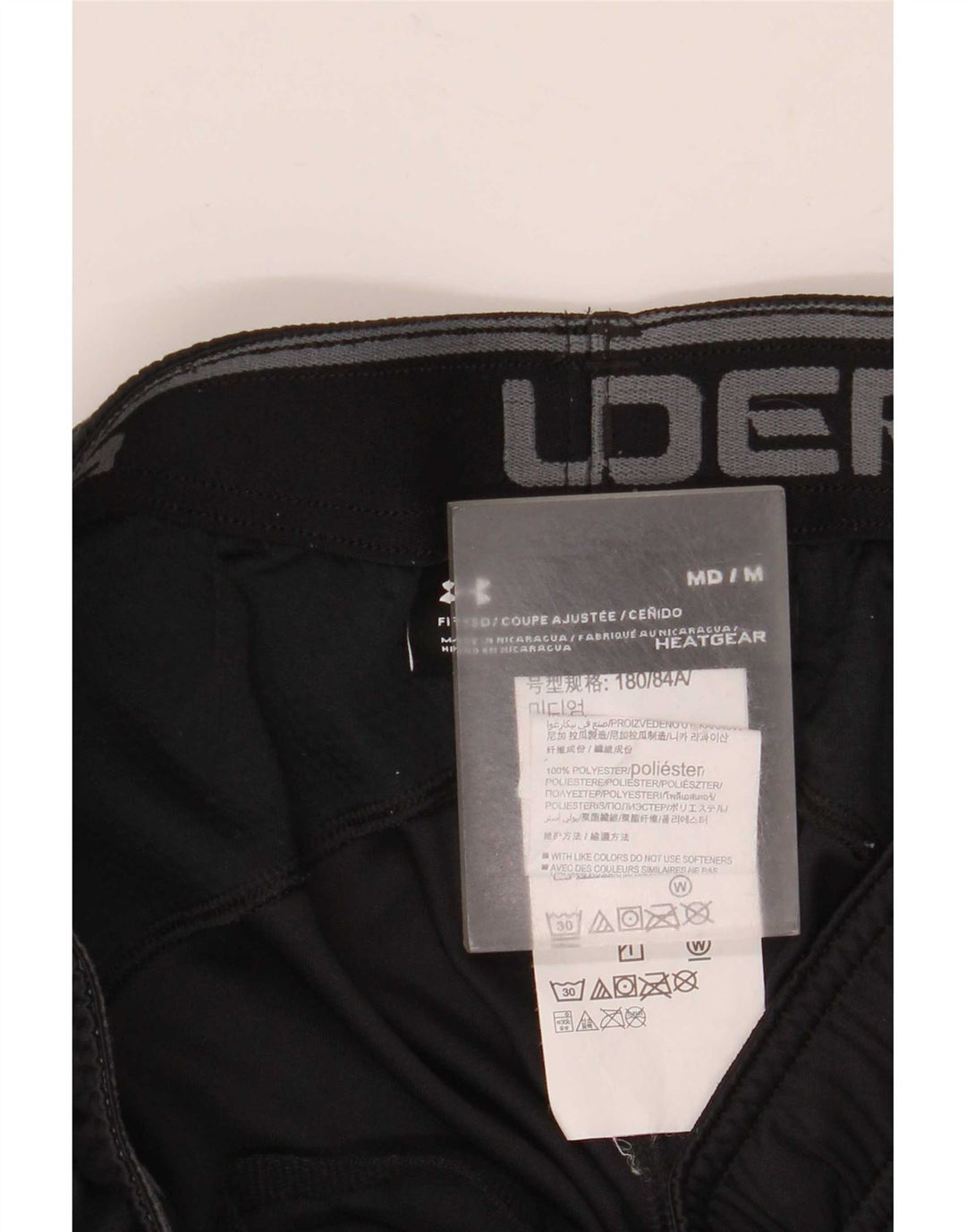 Pantaloncini sportivi da uomo Under Armour medio nero poliestere