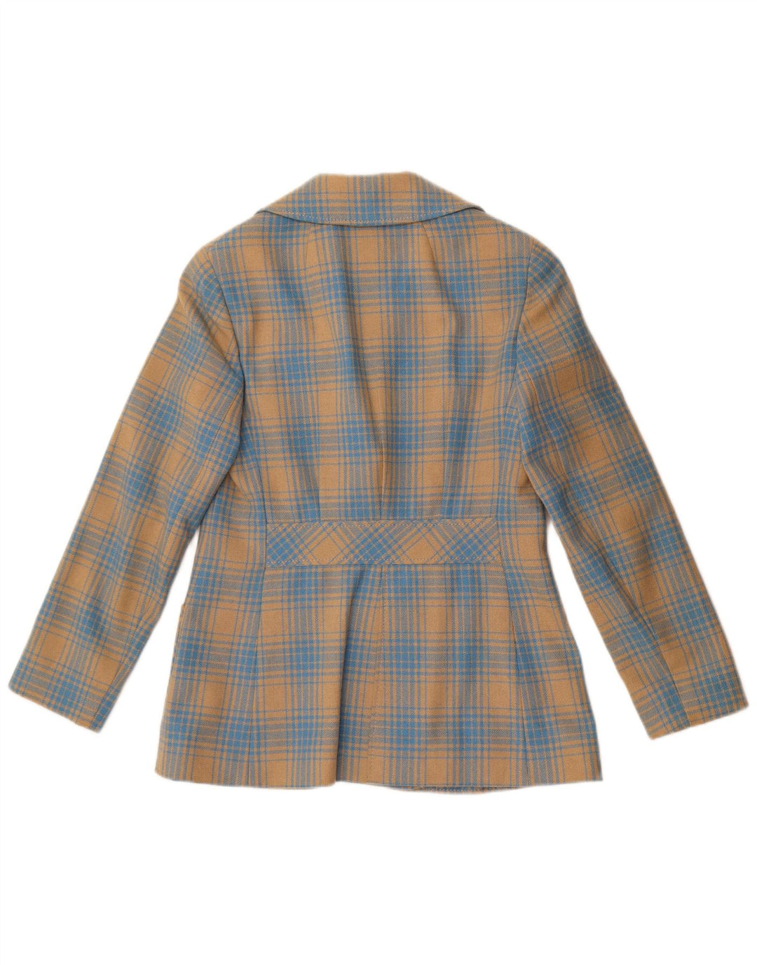 Giacca blazer da donna a 3 bottoni Stylbert UK 10 piccolo quadretto blu