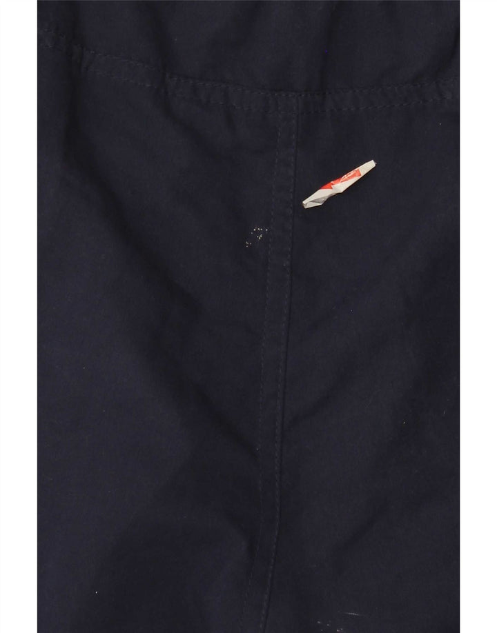Pantaloncini sportivi da uomo Fila Large in poliestere color block blu navy