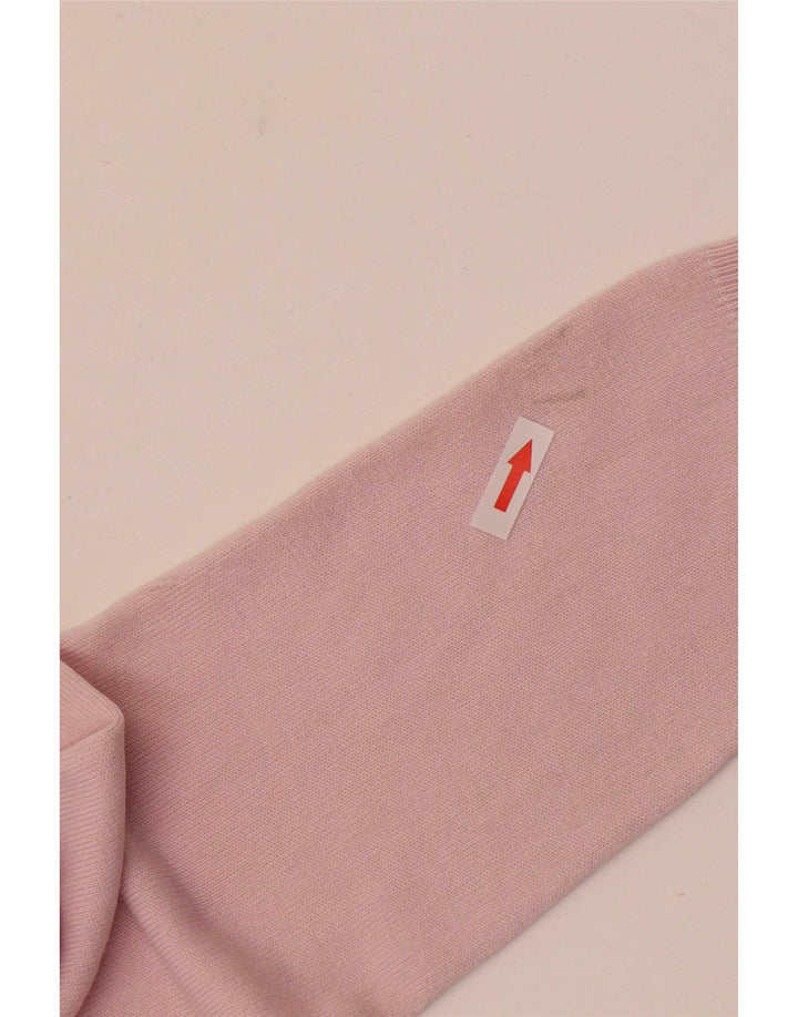 Maglione da donna con scollo a V Marks & Spencer UK 12 Acrilico rosa medio