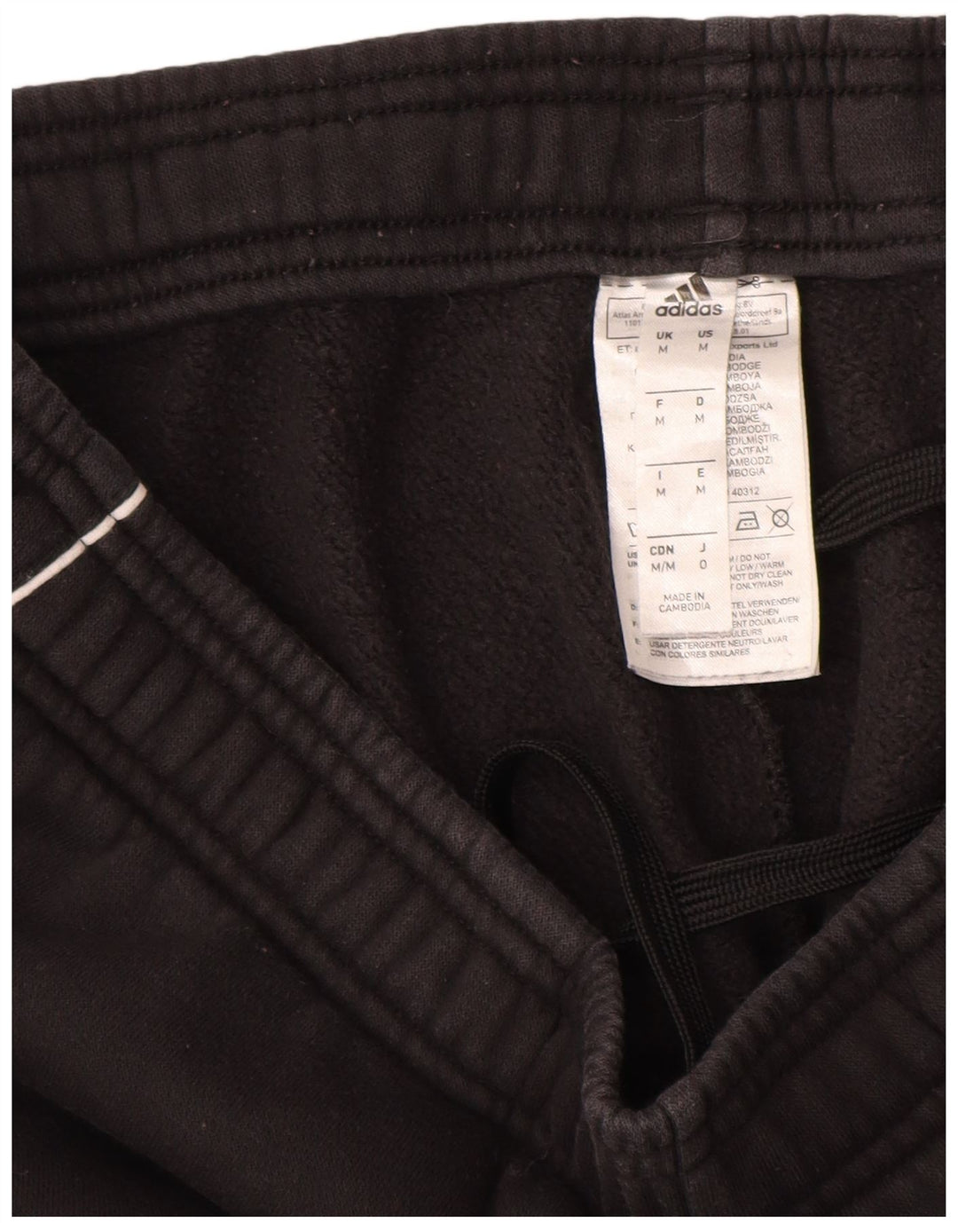 Pantaloni da tuta da uomo Adidas Joggers medio cotone nero