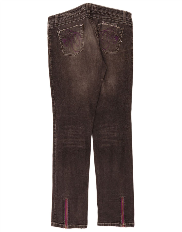 Jeans slim grafici da donna Roxy W32 L32 cotone grigio
