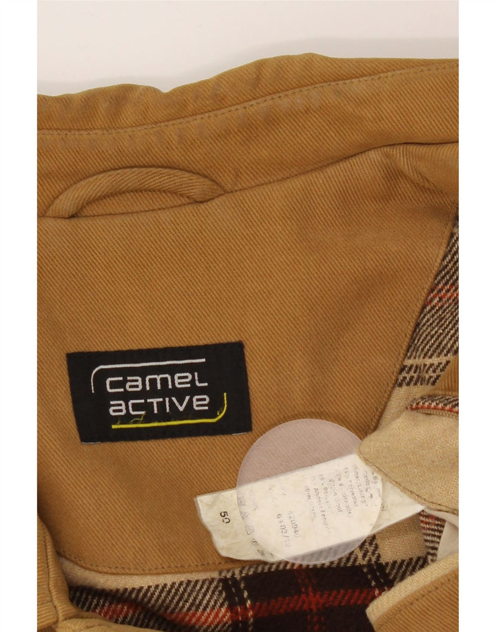 CAMEL ACTIVE Giubbotto Bomber da Uomo IT 50 Large Marrone Cotone