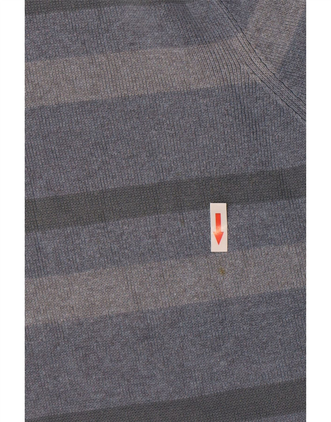 Marks & Spencer Maglione girocollo da uomo in cotone a righe grandi blu