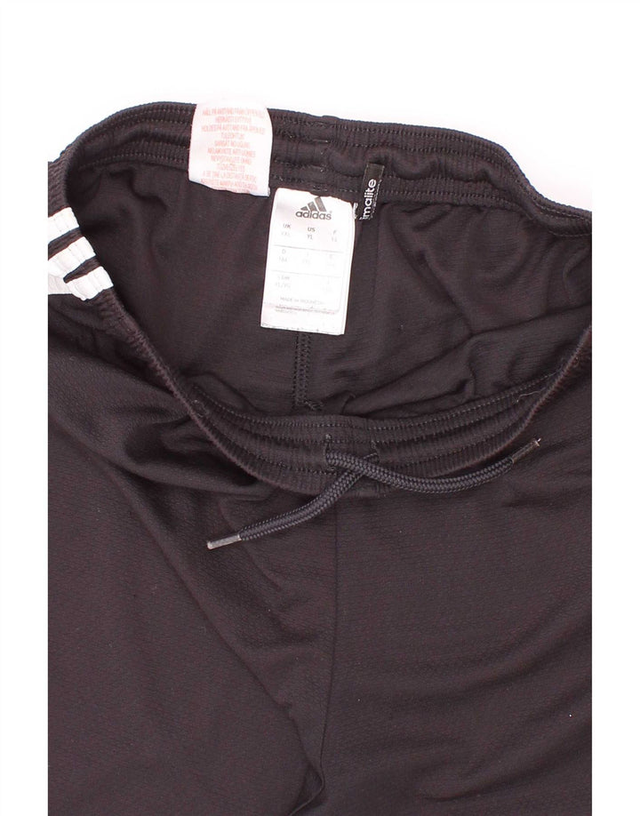 Pantaloncini sportivi Adidas Climalite da ragazzo 13-14 anni XL Poliestere nero