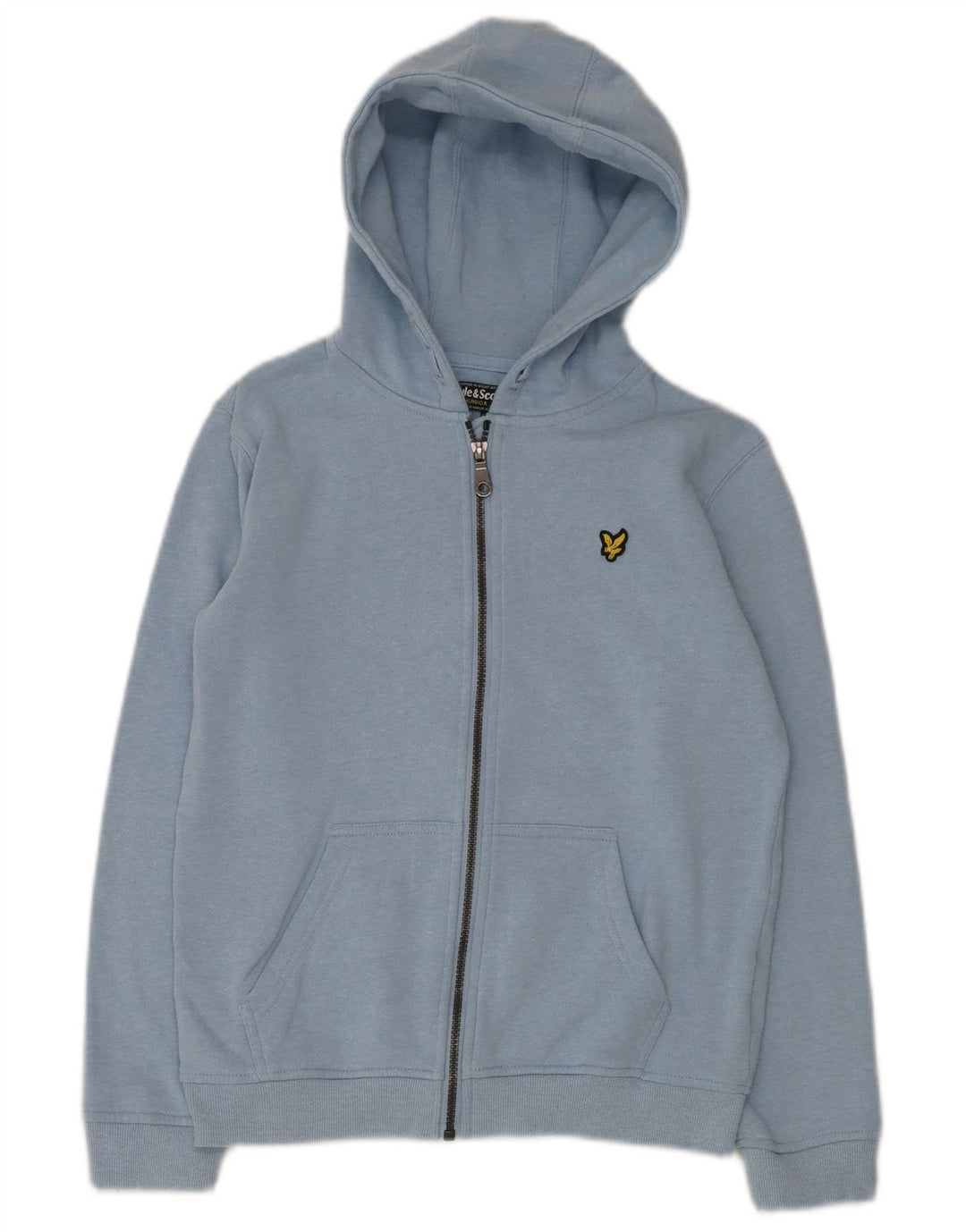 Felpa con cappuccio e zip per ragazzi LYLE & SCOTT 12-13 anni in cotone blu