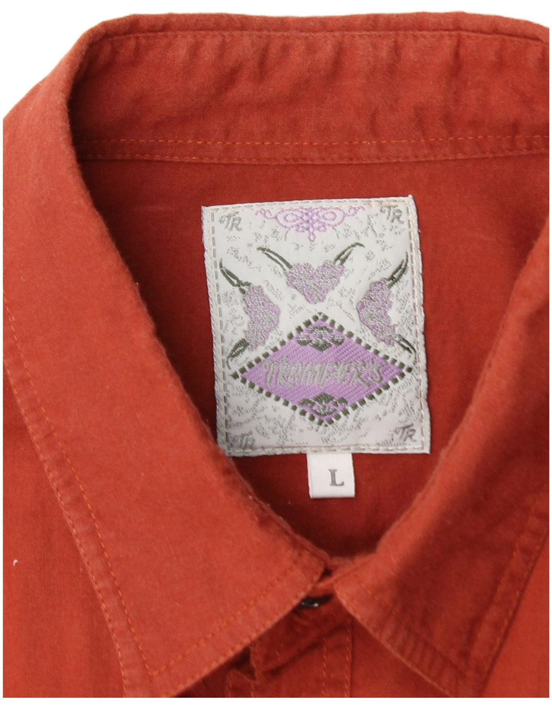 Camicia da uomo VINTAGE grande rossa