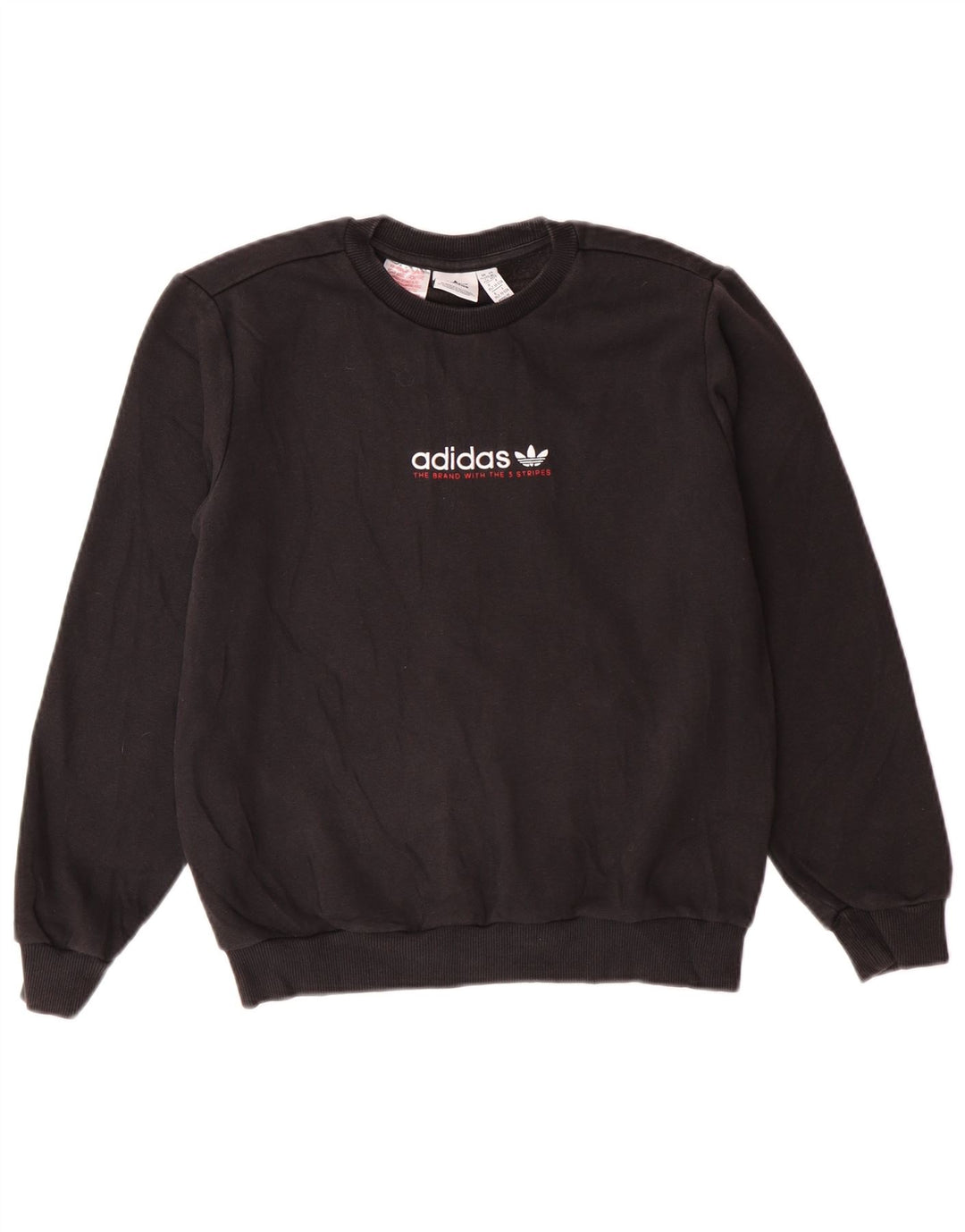 Felpa grafica Adidas da ragazzo, 11-12 anni, cotone nero medio