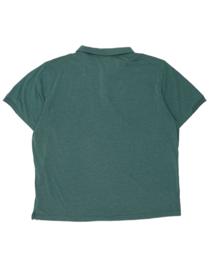 Polo da uomo Columbia 2XL verde poliestere