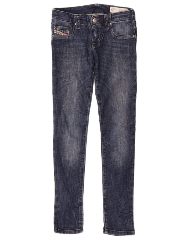 Diesel Jeans Skinny da Bambino 7-8 Anni W22 L24 Cotone Blu