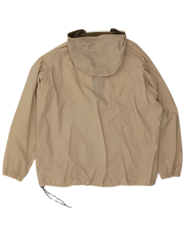 Giacca anorak oversize con cappuccio da donna Columbia UK 18 XL Nylon beige