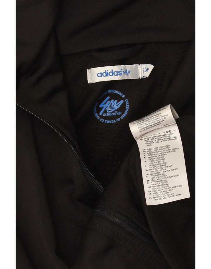Giacca da ginnastica grafica da donna Adidas IT 38 XS poliestere nero
