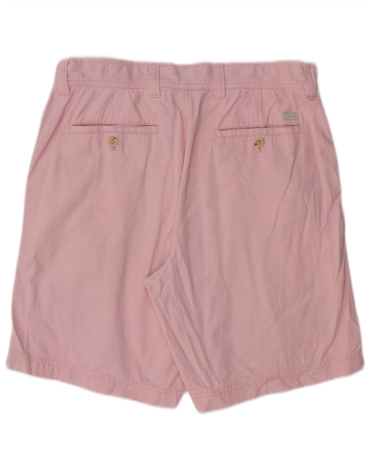Pantaloncini chino da uomo IZOD W34 grandi in cotone rosa