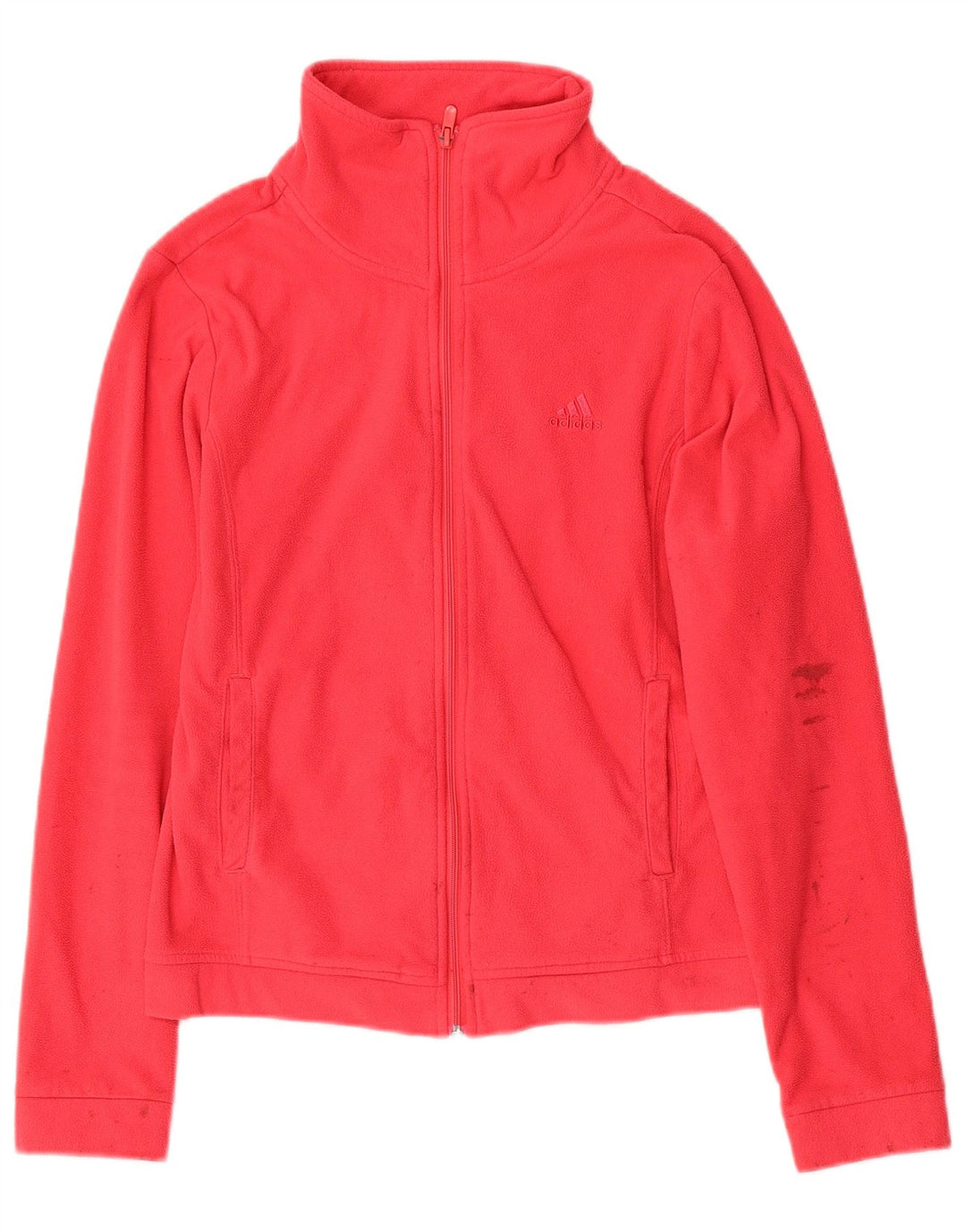 Giacca in pile ADIDAS Clima 365 da donna UK 12 Poliestere rosa medio