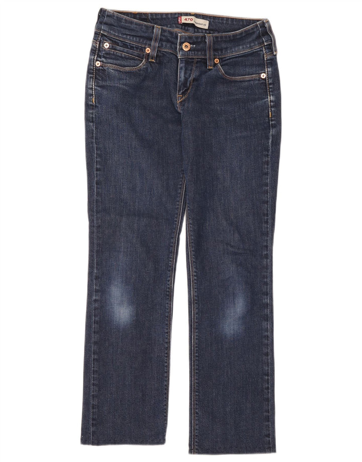 Jeans dritti Levi's 470 da donna W26 L26 Blu