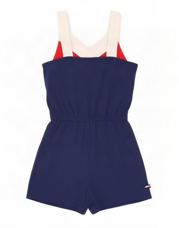 Tuta corta per ragazze Tommy Hilfiger 10-11 anni Large Blu Navy Colourblock