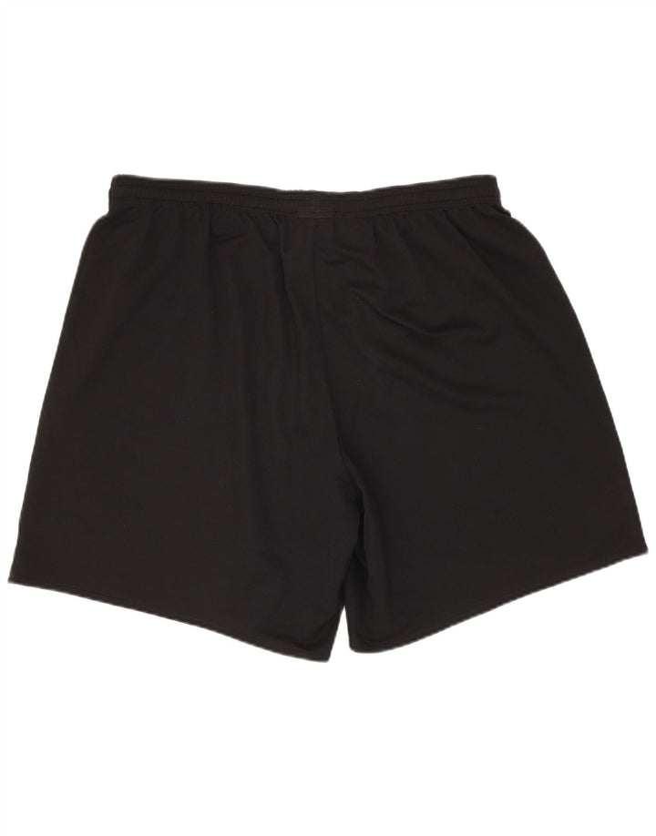 Pantaloncini sportivi ADIDAS Climalite da uomo medio nero in poliestere