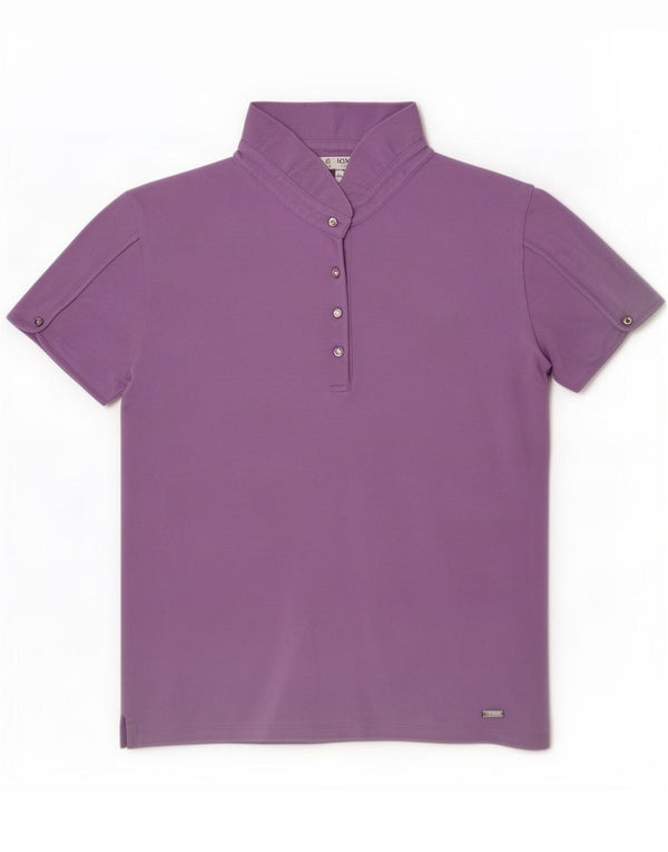 Polo Geox da donna Respira vestibilità regolare UK 14 viola medio