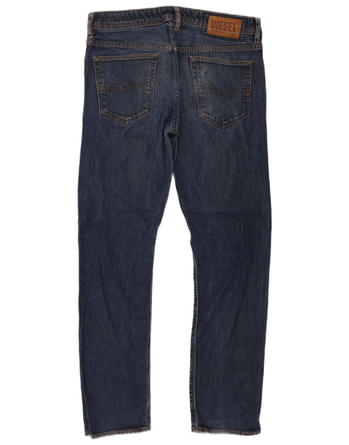 Jeans da uomo Diesel Buster affusolati W32 L30 Lyocell blu