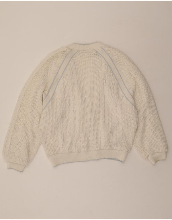 MONDI Womens Oversized Cardigan Sweater EU 42 Large White