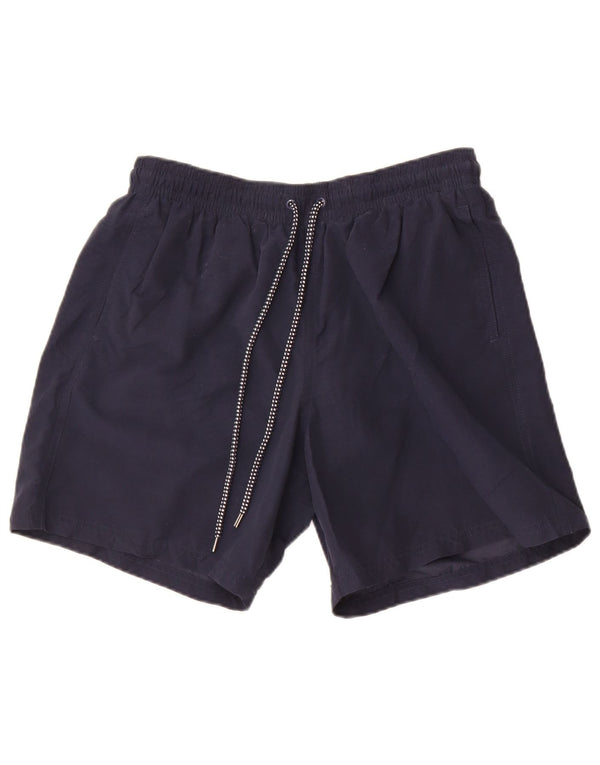 Pantaloncini da bagno da uomo Marks & Spencer grandi in poliestere blu navy
