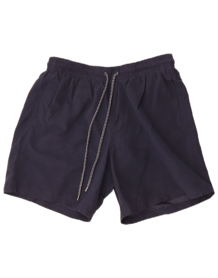 Pantaloncini da bagno da uomo Marks & Spencer grandi in poliestere blu navy