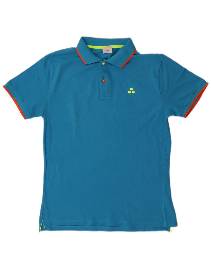 Polo Uomo PEUTEREY Blu Medio Cotone