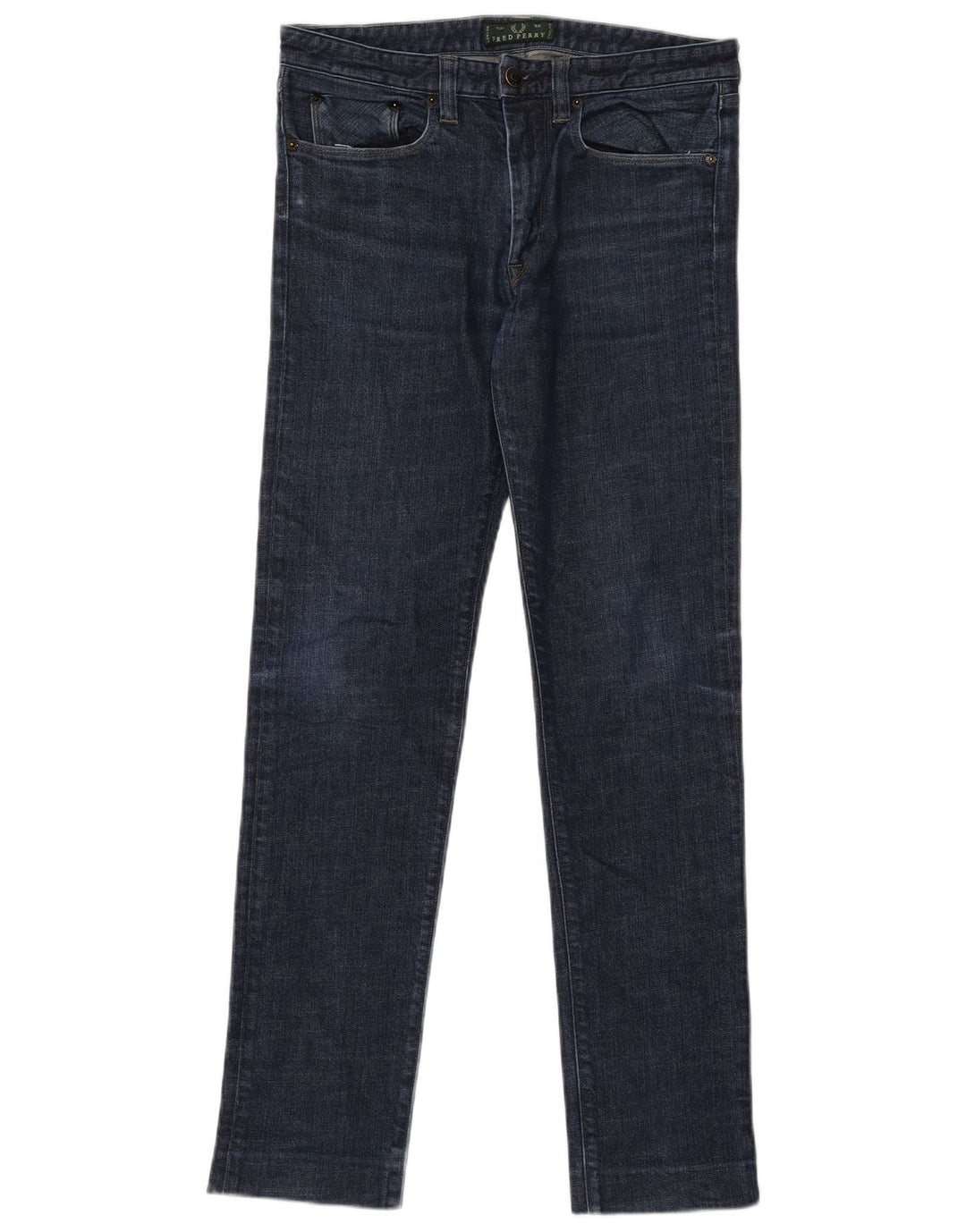 Jeans slim da donna Fred Perry W30 L31 cotone blu navy