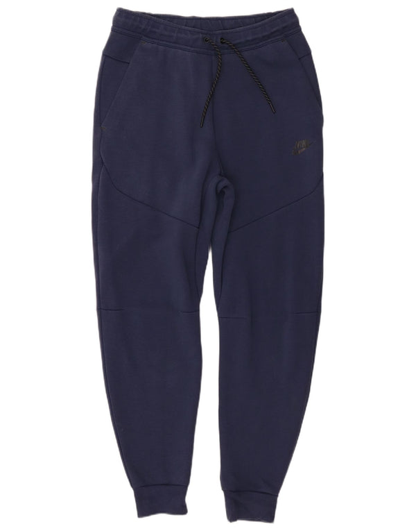 Pantaloni da tuta da uomo Nike Joggers piccoli in cotone blu navy