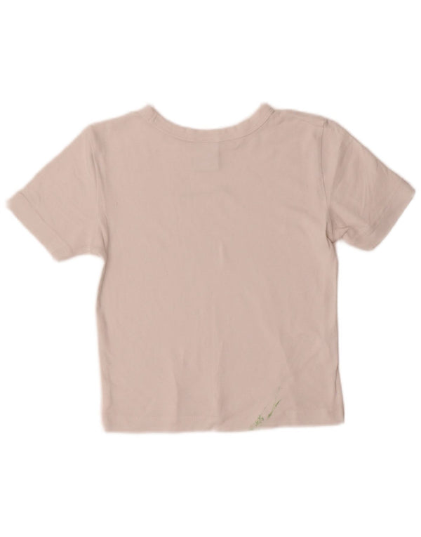 T-shirt grafica corta da donna Champion UK 10 piccola bianca