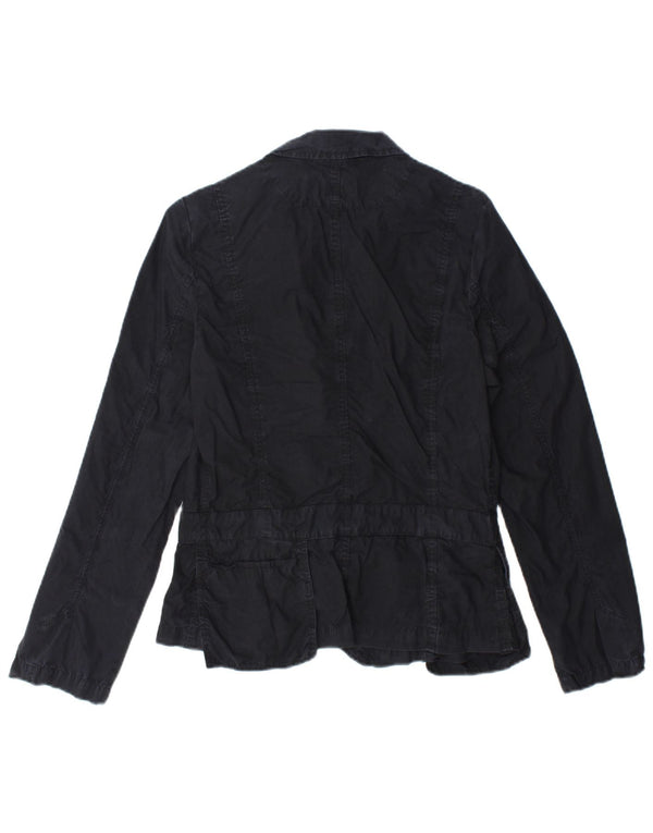 MAX & CO. Womens 3 Button Blazer Jacket IT 46 Large Black