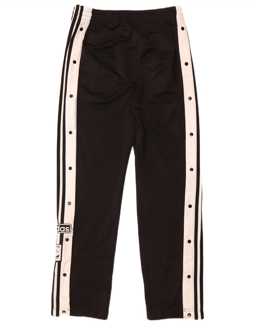Pantaloni da tuta con grafica Adidas da donna UK 8/10 Small Black Colourblock