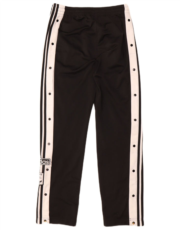 Pantaloni da tuta con grafica Adidas da donna UK 8/10 Small Black Colourblock
