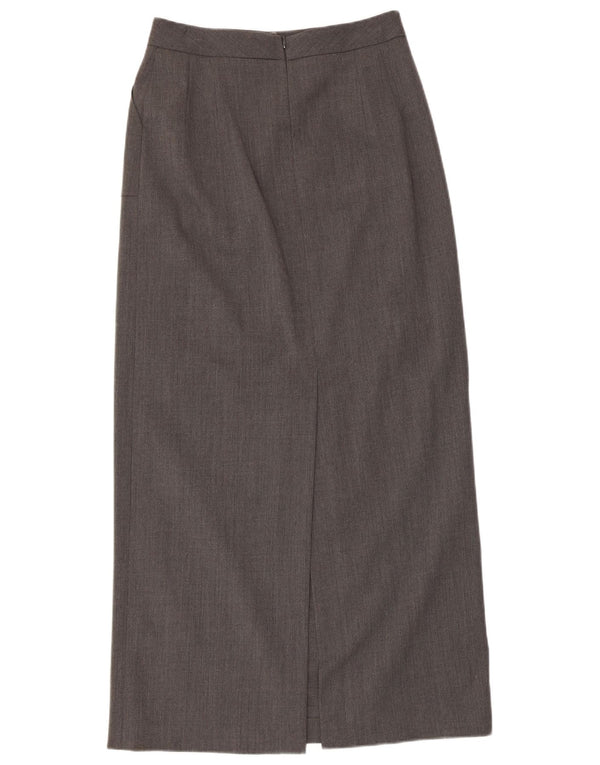 Gonna lunga da donna a vita alta LAZZARI IT 46 Large W30 Lana grigia