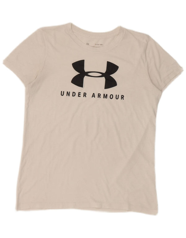 Maglietta grafica da uomo Under Armour Top bianco medio
