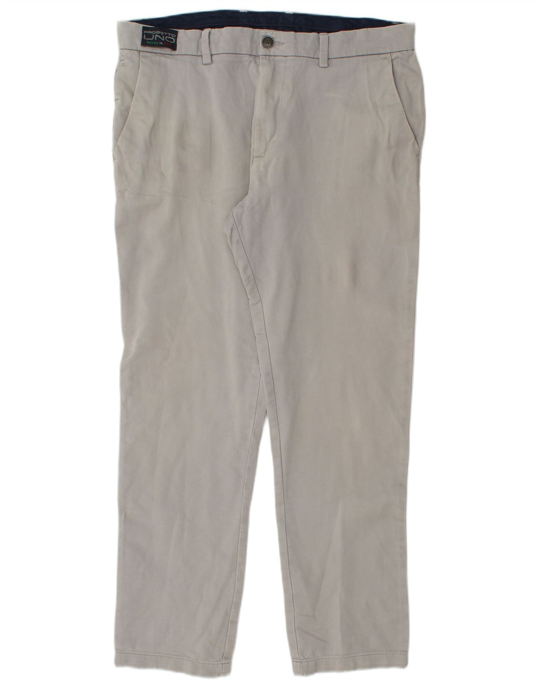 Pantaloni chino vestibilità regolare da uomo Marks & Spencer W36 L31 cotone grigio