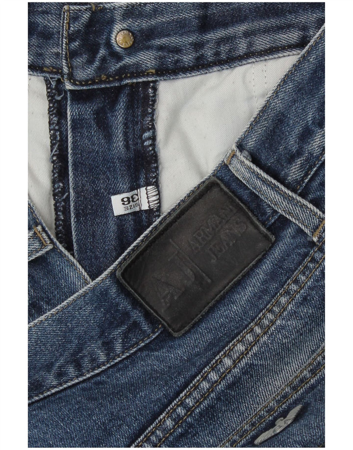 Jeans dritti da uomo Armani W36 L31 Blu